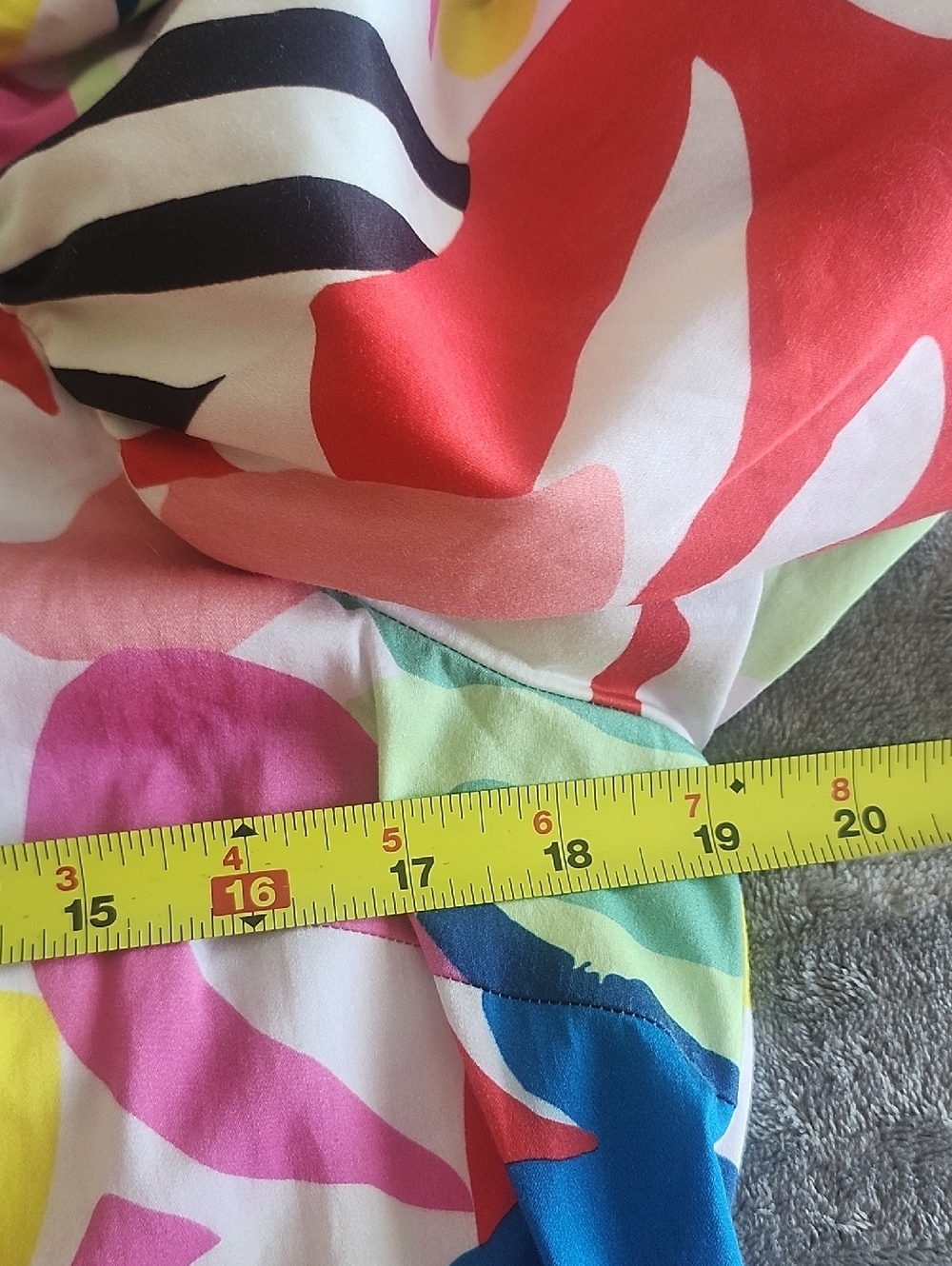 Crosby By Mollie Burch Campbell Multicolor Flutter Sleeve Top - Large - Picture 5 of 8